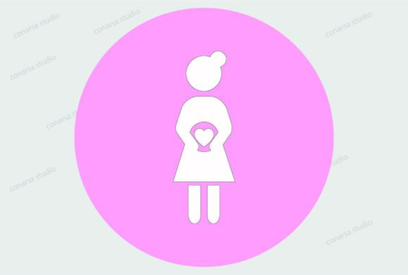 Mom Baby Icon Svg Eps Graphics
