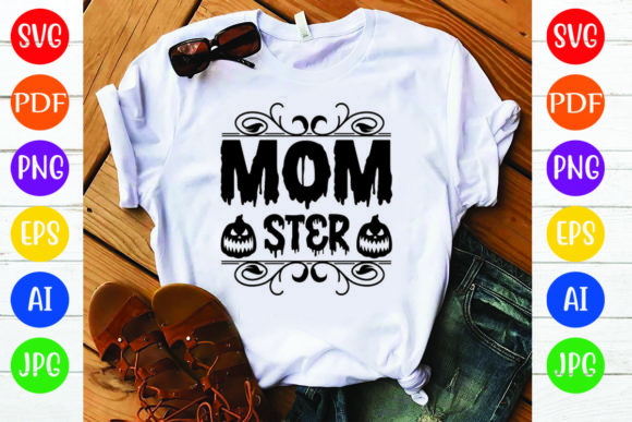Mom Ster T-Shirt Design