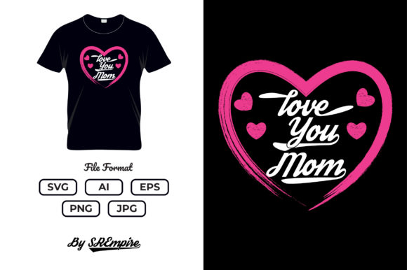 Mother's Day Typography T-shirt - 19