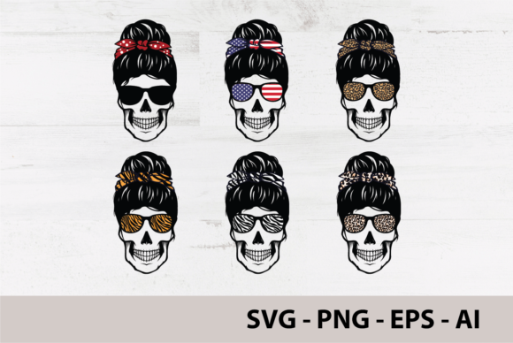 Skull with Glasses SVG: Graphics for Print Templates